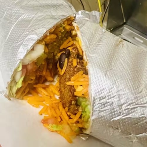 Falafel Burrito.