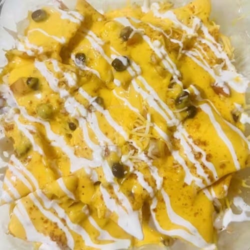 Loaded Cheesy Nachos.
