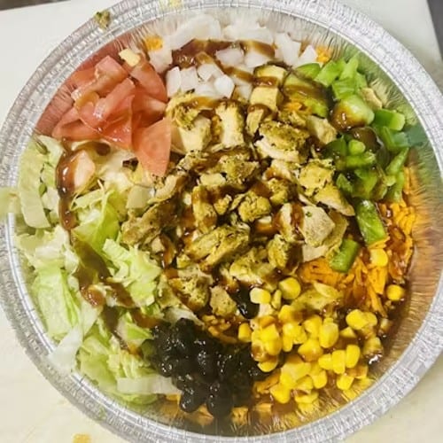 Beef & Lamb Rice Bowl.