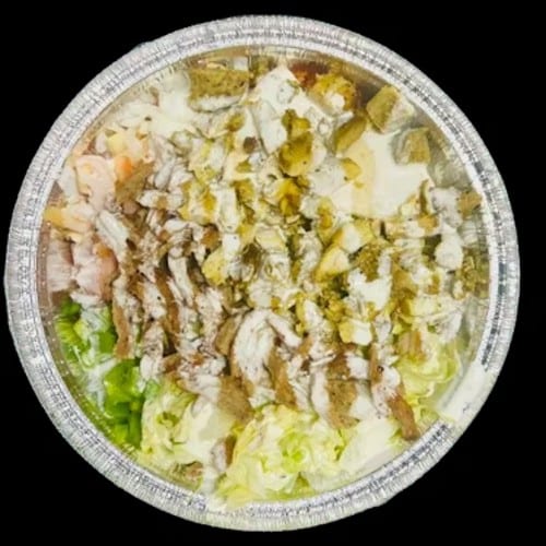 Mix (Beef, Lamb & Chicken) Over Rice.