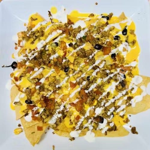 Beef & Lamb Nachos.