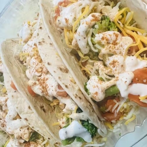 Spicy Beef & Lamb Tacos.