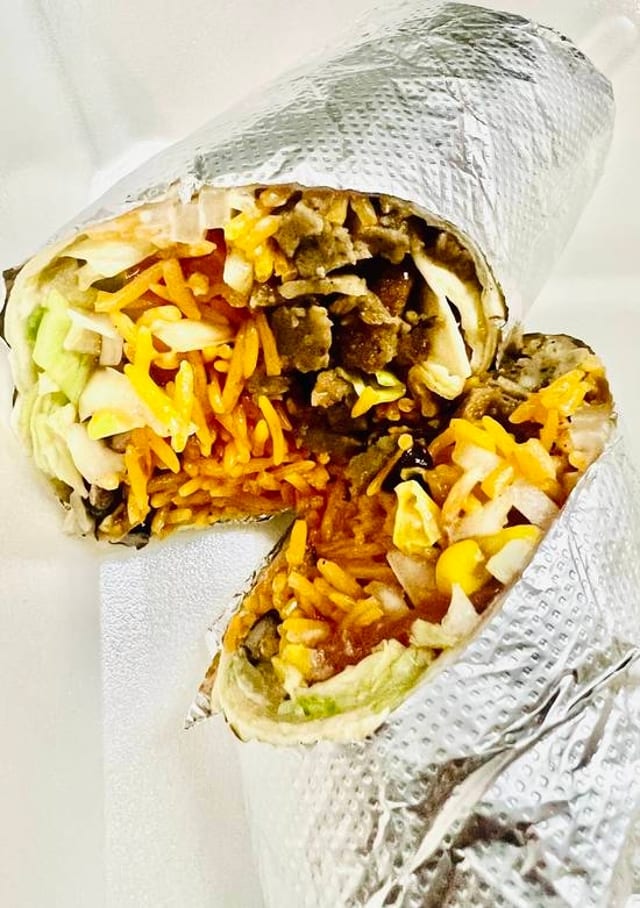 Spicy Chicken Burrito.